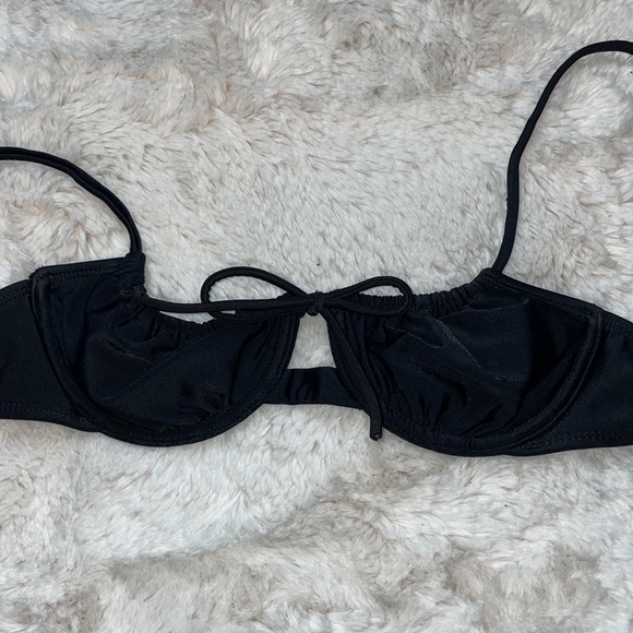 Xhilaration Black Bikini Top Size S - Picture 3 of 3